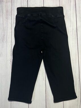 Frame Jetset Capri Sheen Noir High Rise Pull On Jeans Leggings size 1